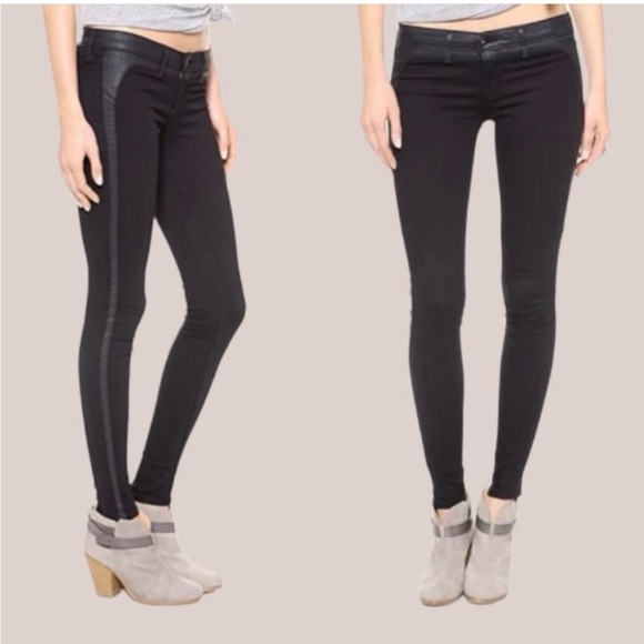 Ag Adriano Goldschmied Denim - Ag Goldschmied Jeans Size 26 Black The Jackson Contour Tuxedo Skinny